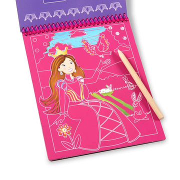 Melissa & Doug On the Go Scratch Art Color Reveal Pad - Fairy Tales